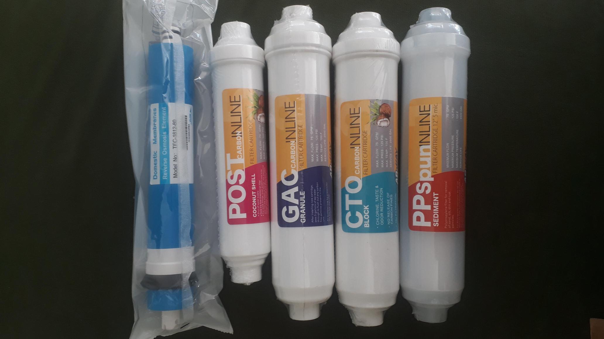 Kapalı Kasalı Su Arıtma Filtresi 5 li Filtre Seti Membran Seçenekli