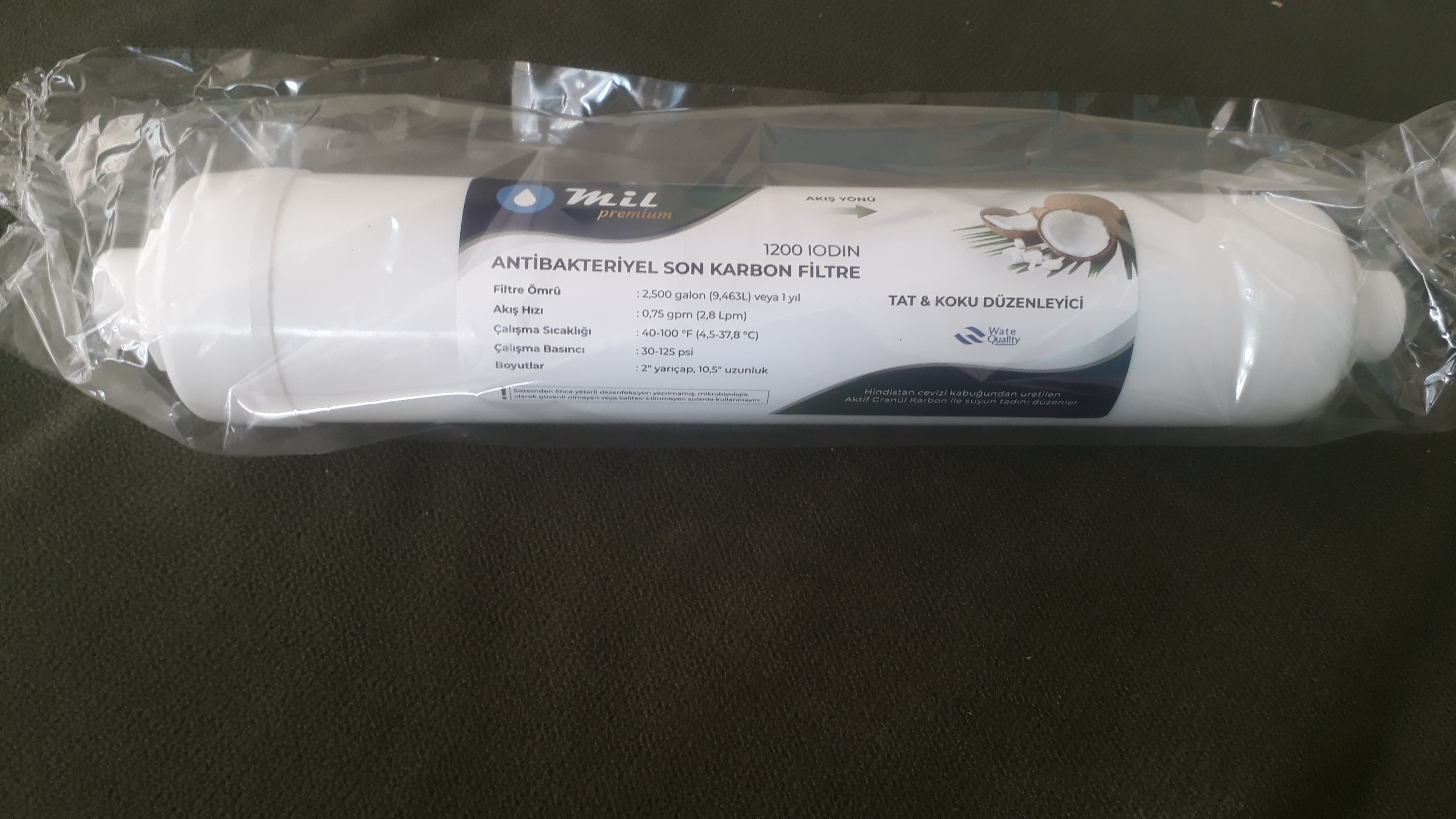 Premium Gümüş İyonlu Tatlandırıcı Filtre