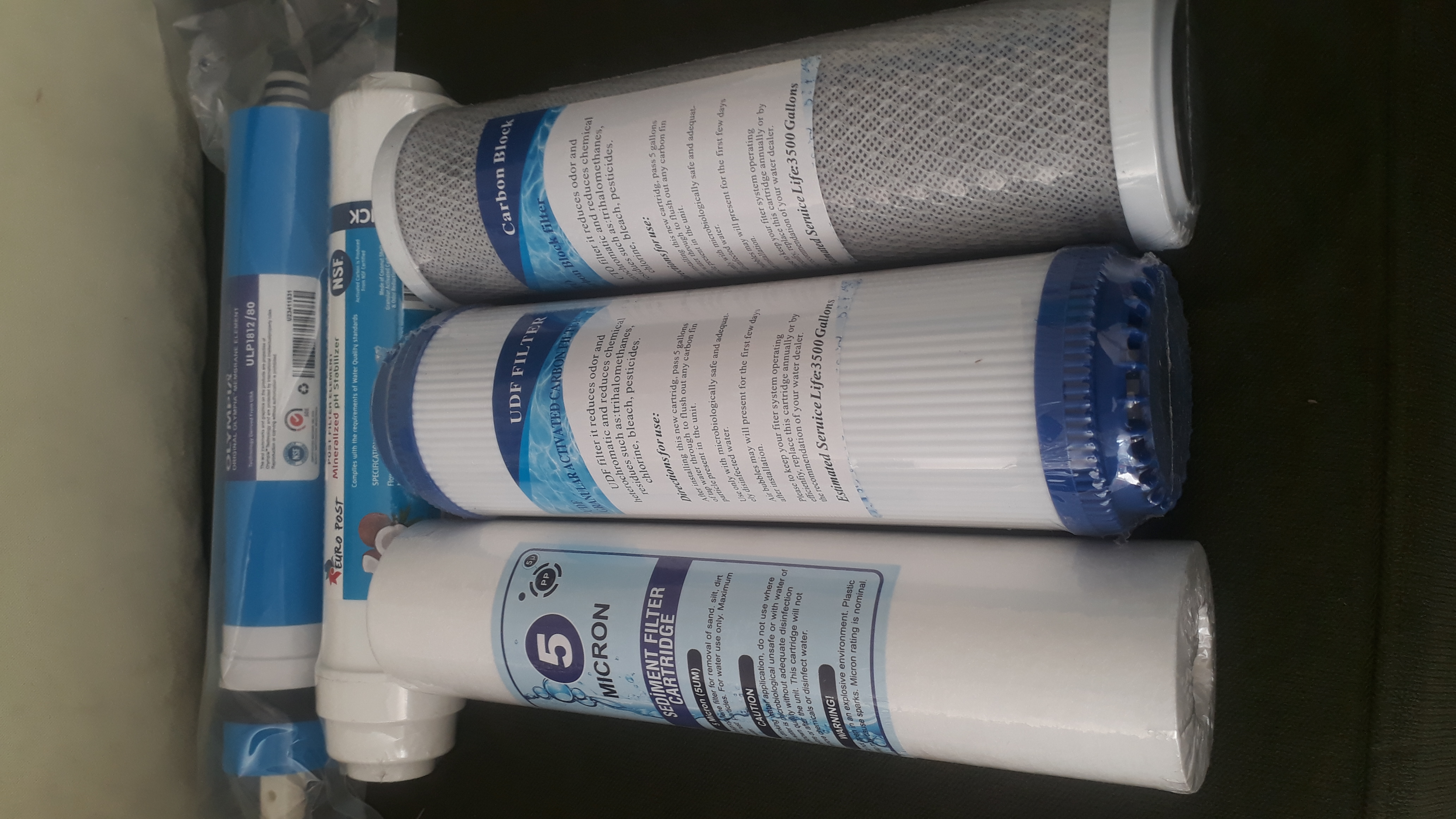 Antalya Ocean Su Arıtma Filtre Değişimi Seti 5li