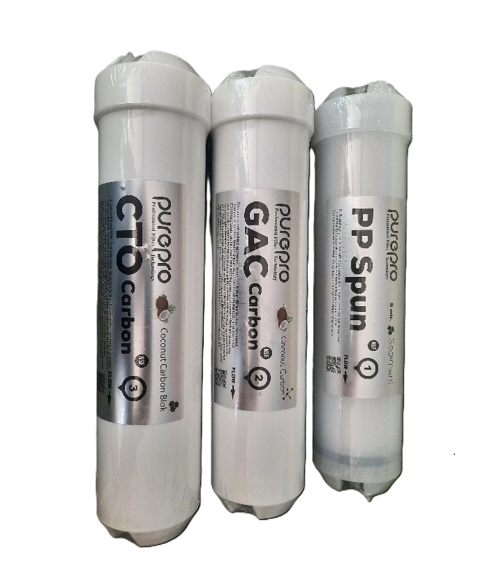 İhlas Aura Cebilon Puretech Seri Su Filtresi 3’lü İnline Set 