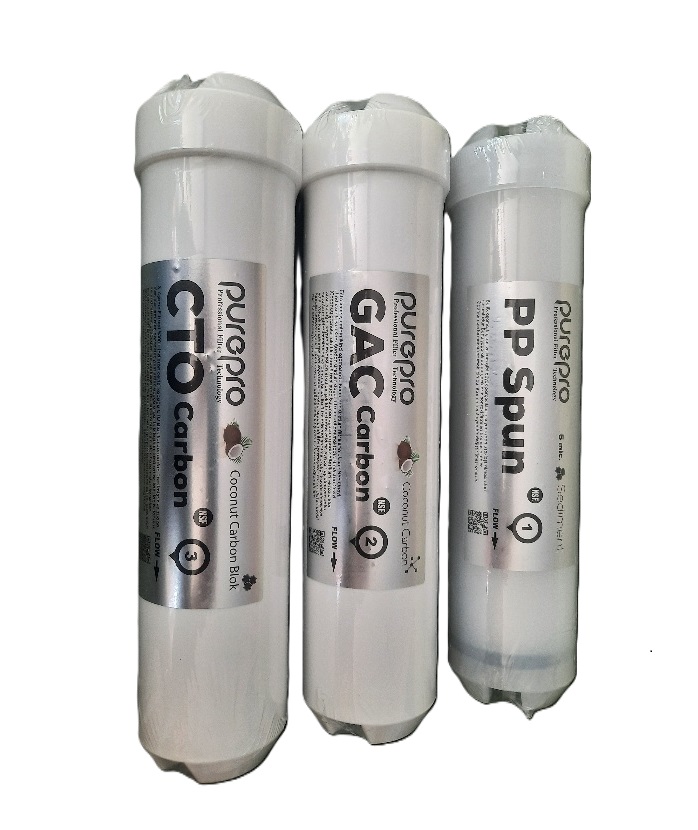 Goodtech Su Arıtma 3’lü İnline Filtre Seti