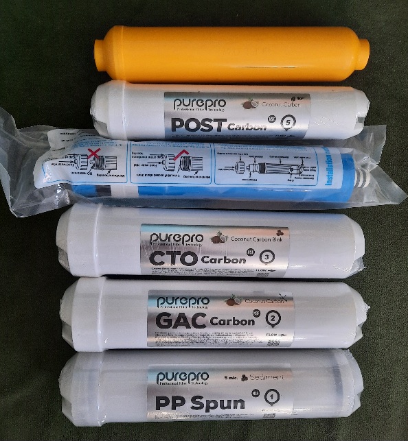  Puretech Yakut Su Arıtma Yedek Filtre Komple set 6lı 