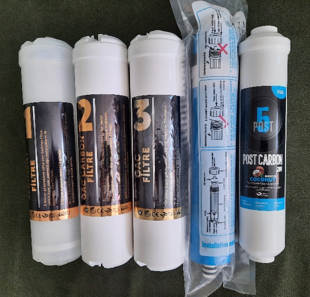Prizma Su Arıtma Yedek Filtre 5 li Takım Set
