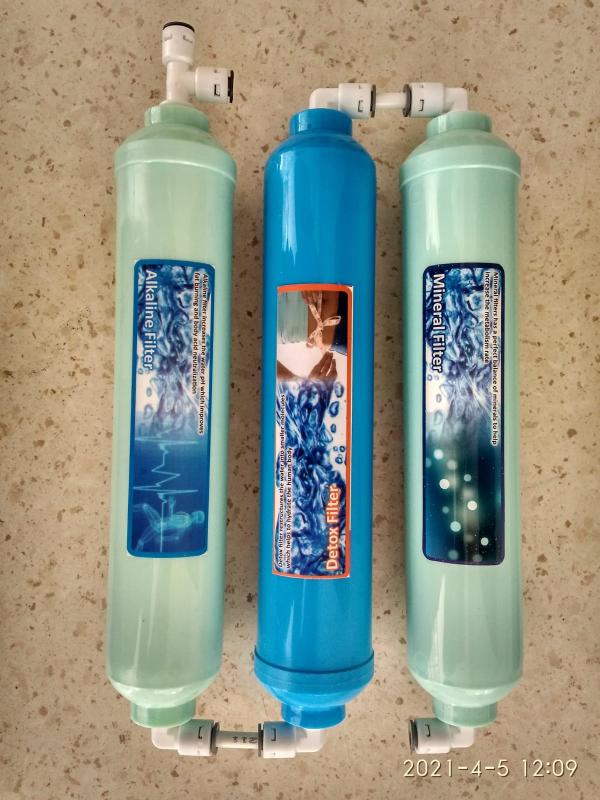 Su Arıtma Cihazları için  Alkali Detox Mineral Filtre Set