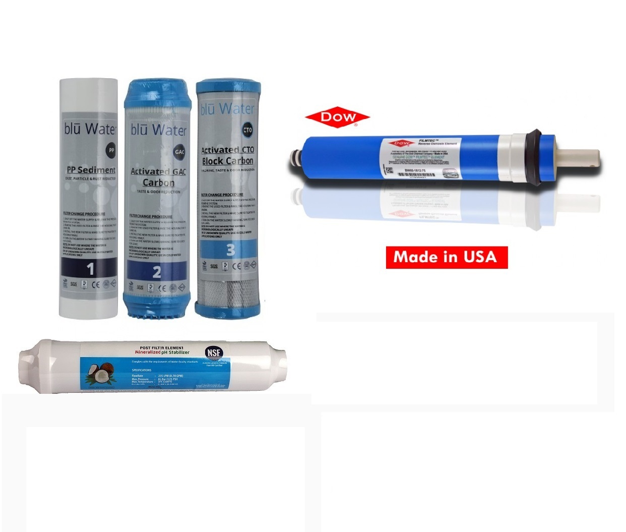 Aqualine Su Arıtma Cihazı 5 li Filtre Seti