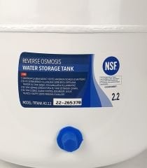 AQUA Su Arıtma Tankı 8 Litre, çelik, Vana Dahil, Nsf Onay