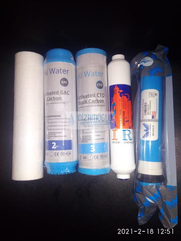 Conax Eco Su Arıtma Cihazı 5 Li Filtre Set