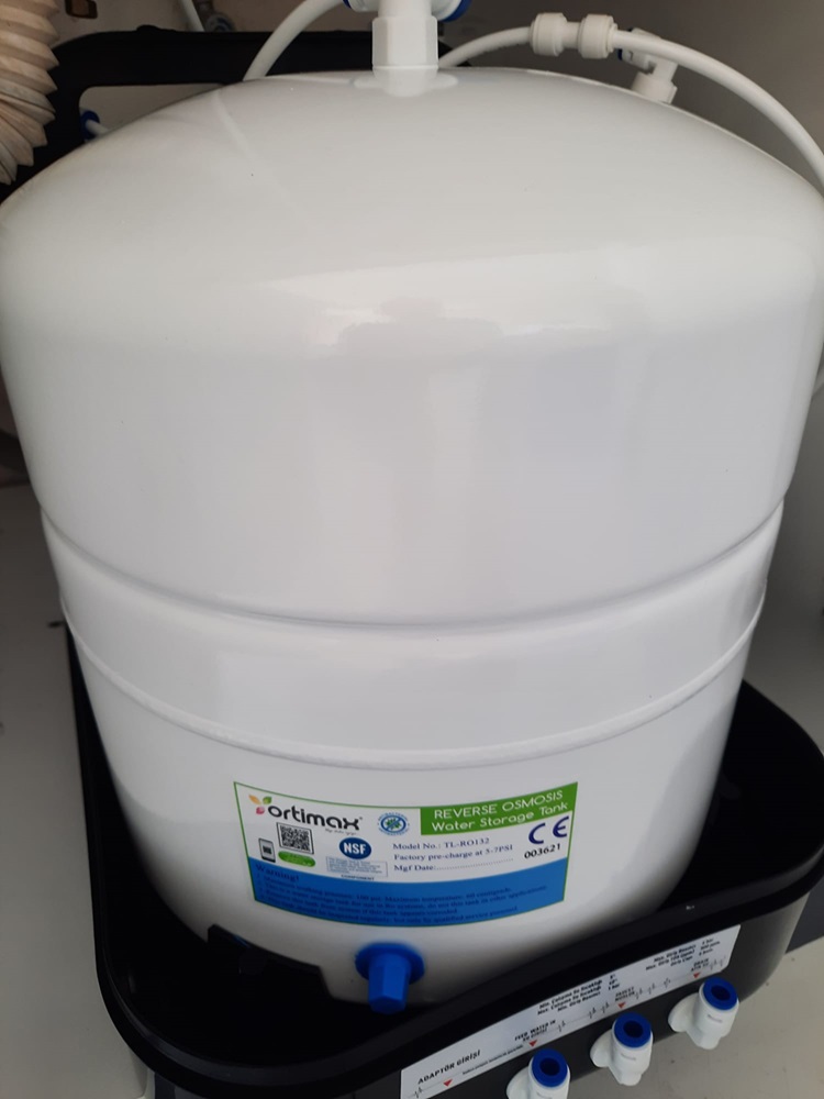 Su Arıtma Tankı 12 Lt Çelik Tank Ortimax NSF