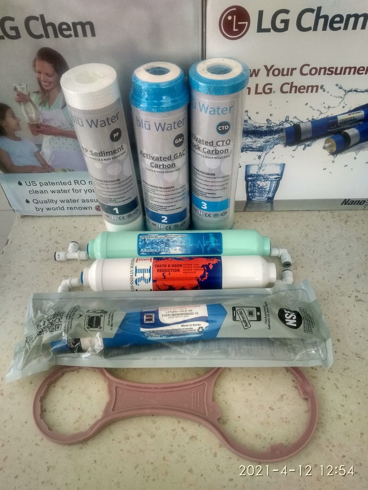 LotusWater%20Alkalin%20Yedek%20Filtre%20Takımı%206%20li%20Set%20LG%20Membran