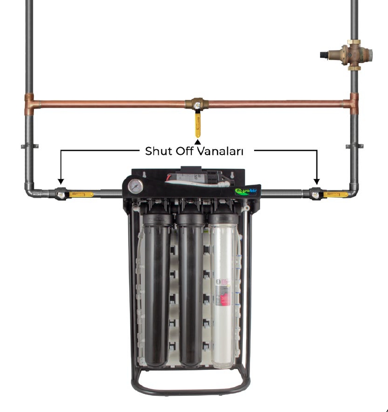 WaterfilterTürk RO-600 Günlük 2200 Litre İşletme Tipi Su Arıtma Cihazı