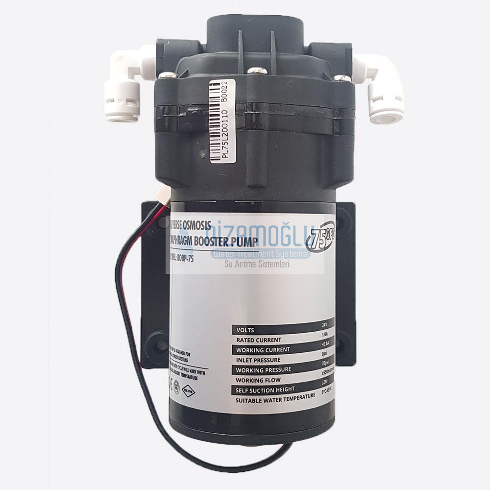 ro-20 Su Arıtma Cihazı Pompası 75 GPD
