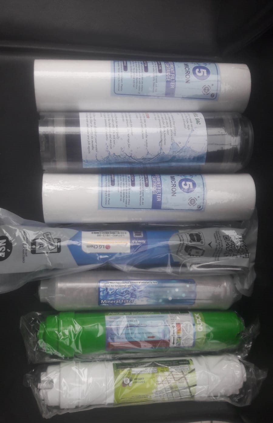 BMB RO10 9,5 inç 7li Filtre Seti LG Membranlı Alkalin+ Detox