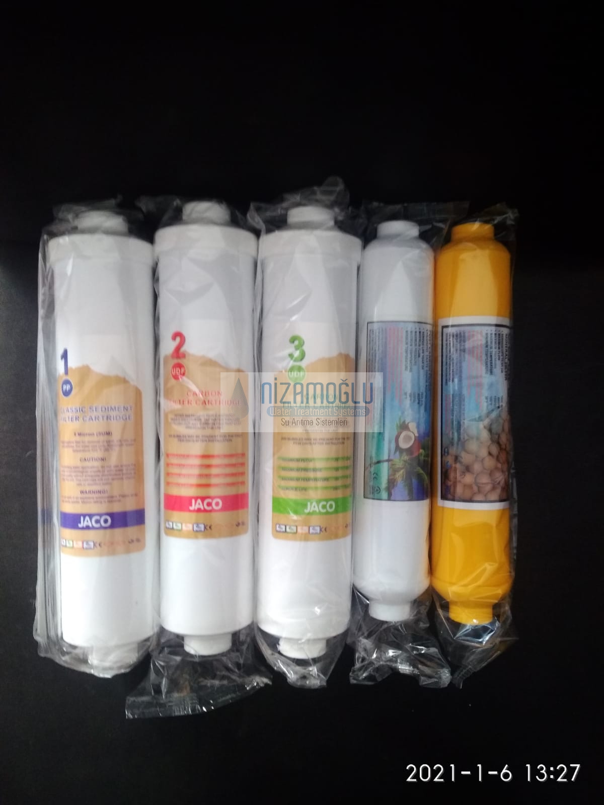 AQUA Kapalı Kasa Su Arıtma Cihazı Filtresi 5 li Filtre Seti (Membransız)