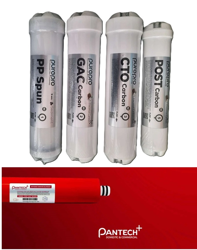 Ortimax Su Arıtma Cihazı Uyumlu 5li Filtre Set