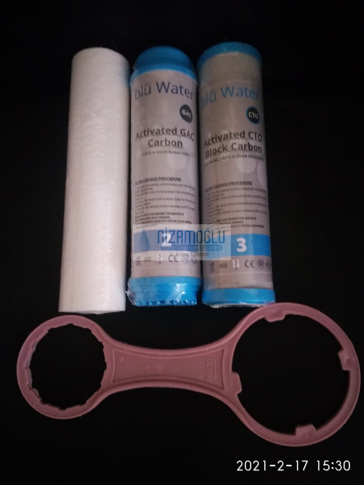 Ocean Reverse Osmosis Filtre 3’lü Seti Anahtar Hediyeli