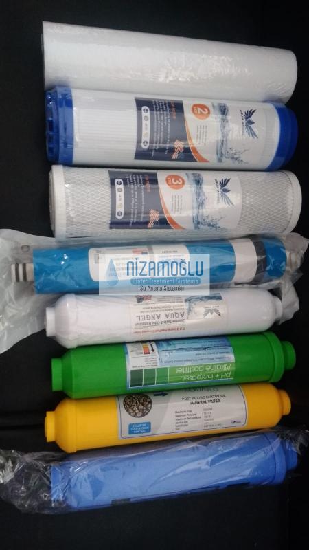 8 Li Su Arıtma Cihazı Filtre Seti Usa Membranlı