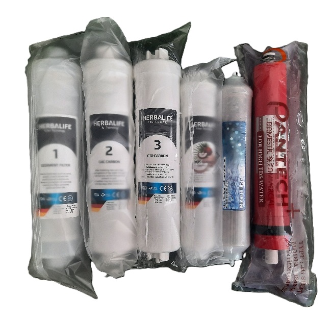 Herbaqua Su Arıtma Cihazı Filtresi 6 Adet (12 Ay)