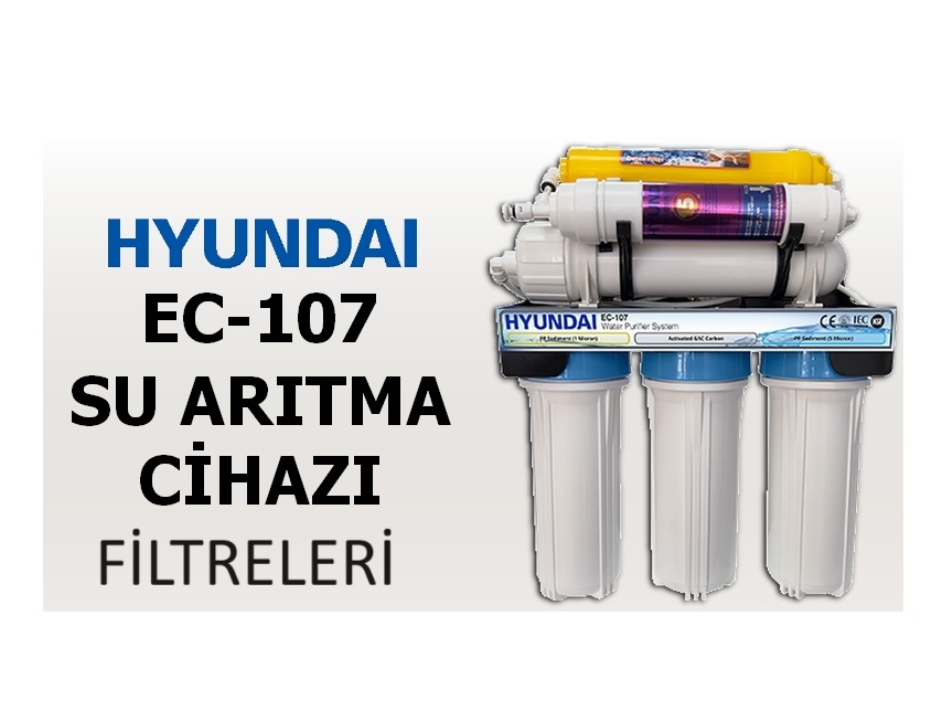 Hyundai Ec 107 Alkali Detox 7 Filtreli Set