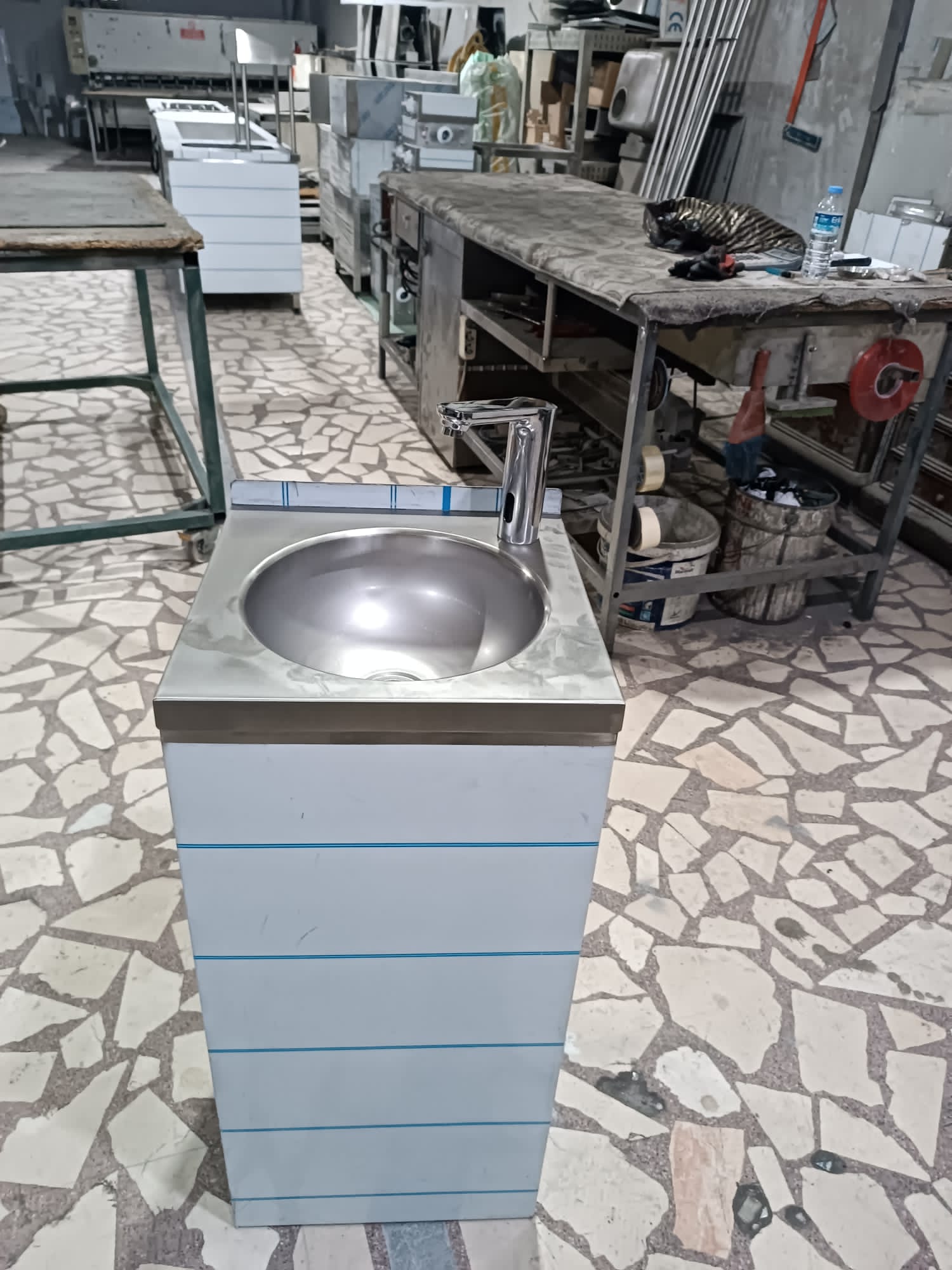 Fotoselli Lavabo Uzun Okul Tipi 85 cm