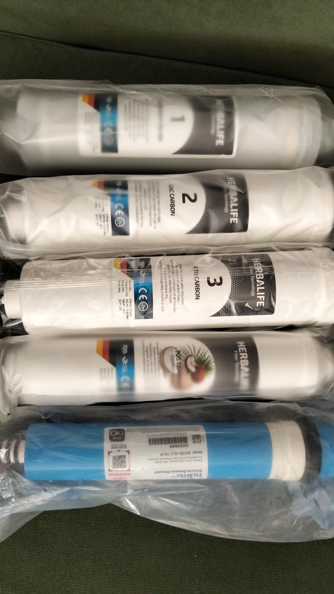 Herbalife 5’li Su Arıtma Filtre Seti