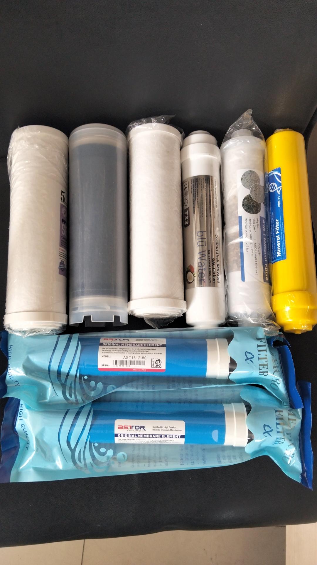 Envy RO 30 Çift Membranlı Yedek Filtre Seti