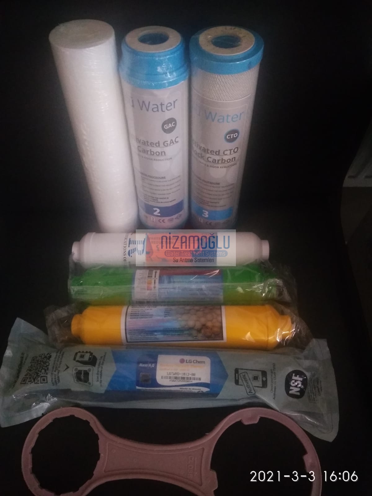 Bmb Ro 10 Su Aritma Cihazi Filtre Seti Lg Membranli 7 Asamali Alkalin Detox Nizamoglu Roben