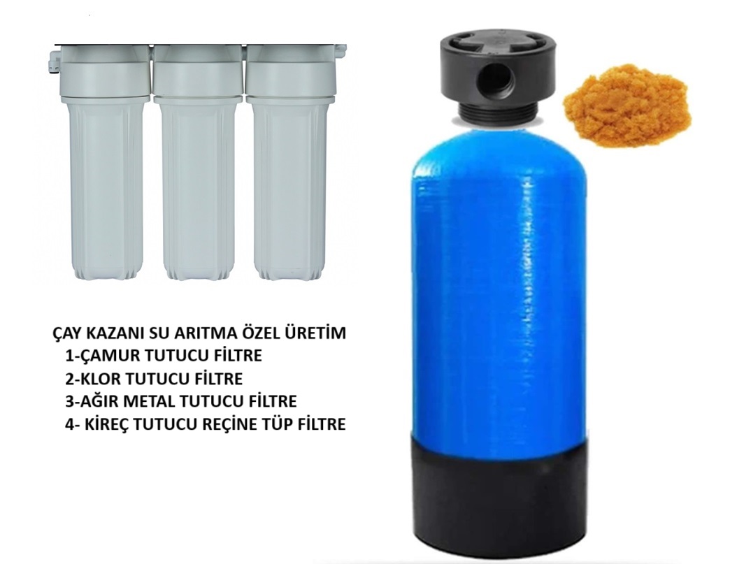 Nizamoğlu Çay Kazanı Su Arıtma Cihazı Pompalı Günlük 700 Litre