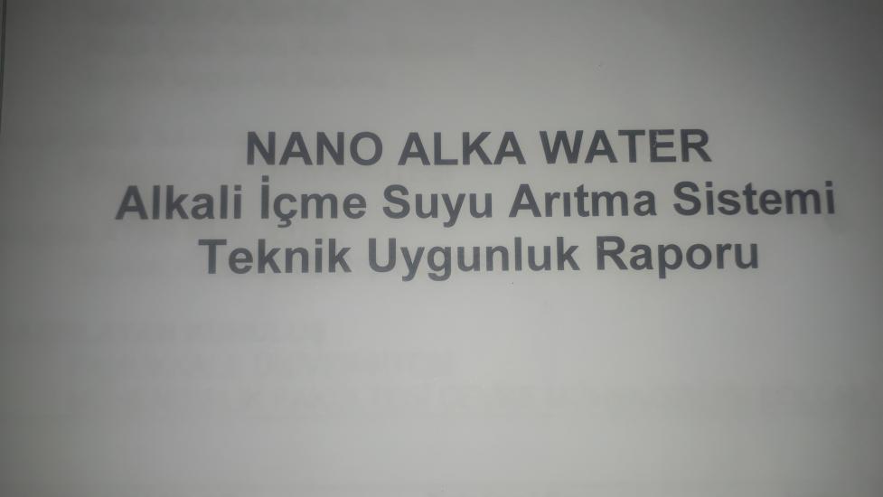 Özel Üretim NANO ALKA WATER Naw200