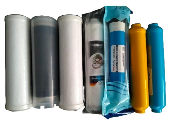 BMB RO10 10’’ Standart Filtre Boyu 7 Filtre Seti Alkali, Detoks