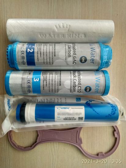 Conax Açık Kasa Su Arıtma Cihazı Çift Karbonlu Ön Filtre Seti, Vontron Membranlı