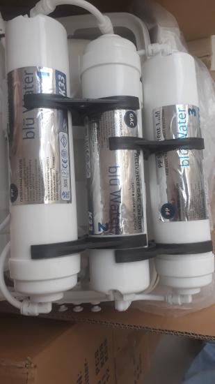 Kaliteli Su Arıtma Filtresi, Blu Water, 3’lü Filtre Seti Paket 