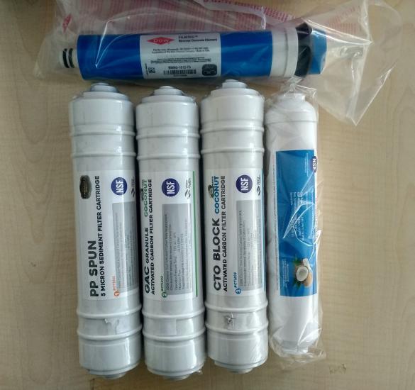 Puretech Yakut 5 Aşama 12 İnç İnline Filtre Seti FİLMTEC USA Kapalı Cihaz Fiyat