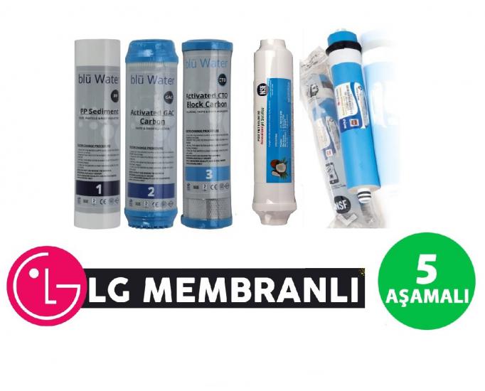 CONAX 5li Filtre Seti, LG Membran, 5 Aşama, 5’Li Set
