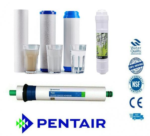 Aqua Reverse Osmosis Su Arıtma Filtresi 5li Set, Pentair, Fiyat