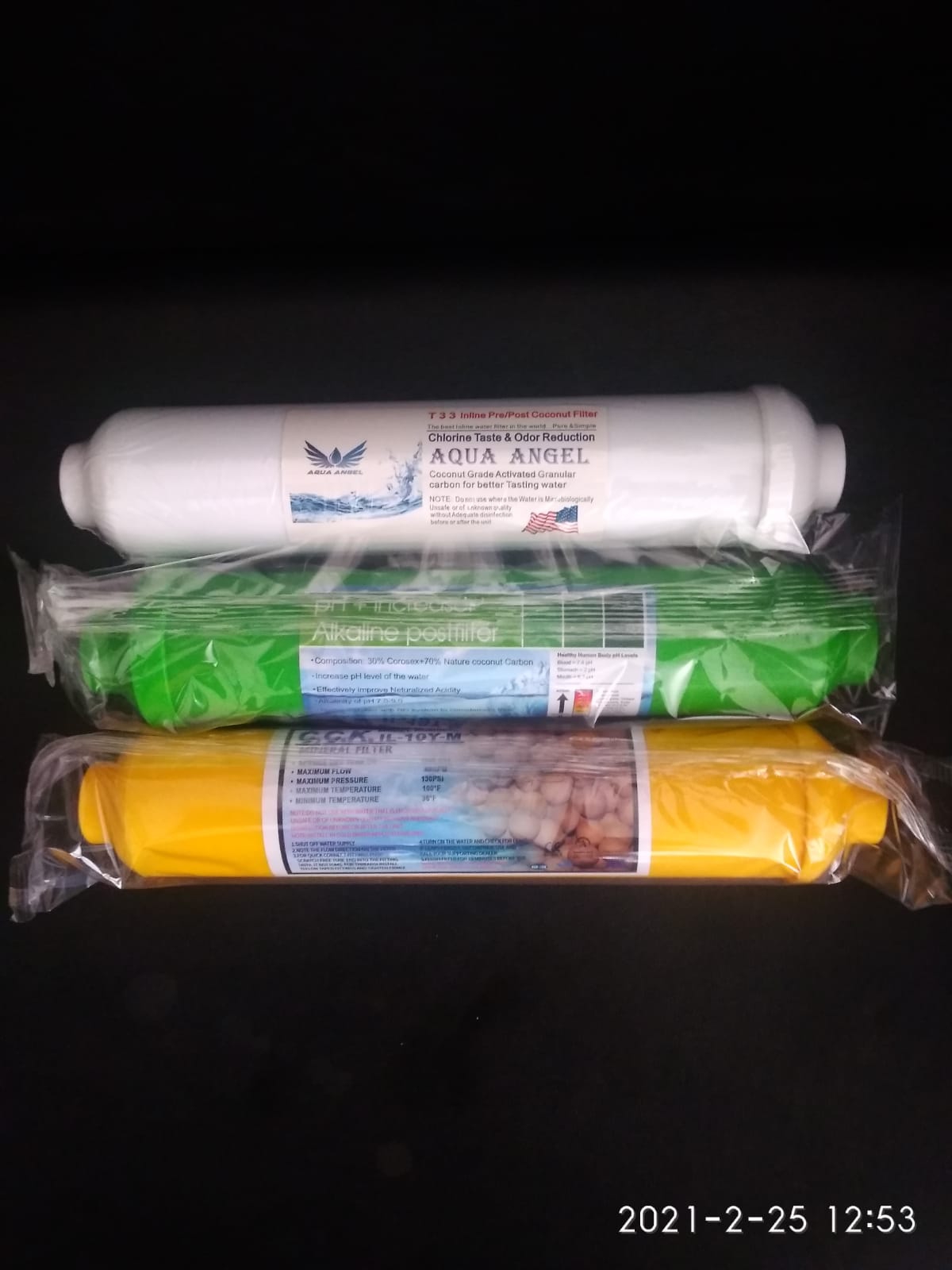 Tatlandırıcı Post Karbon Filtre +Alkali Filtre +Mineral Filtre