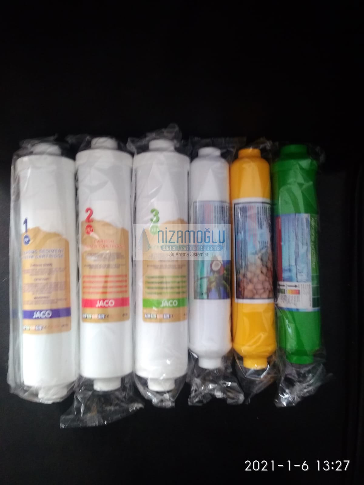 WATER Kapalı Kasa Su Arıtma Cihazı Filtresi 6 lı Filtre Seti (Membransız)
